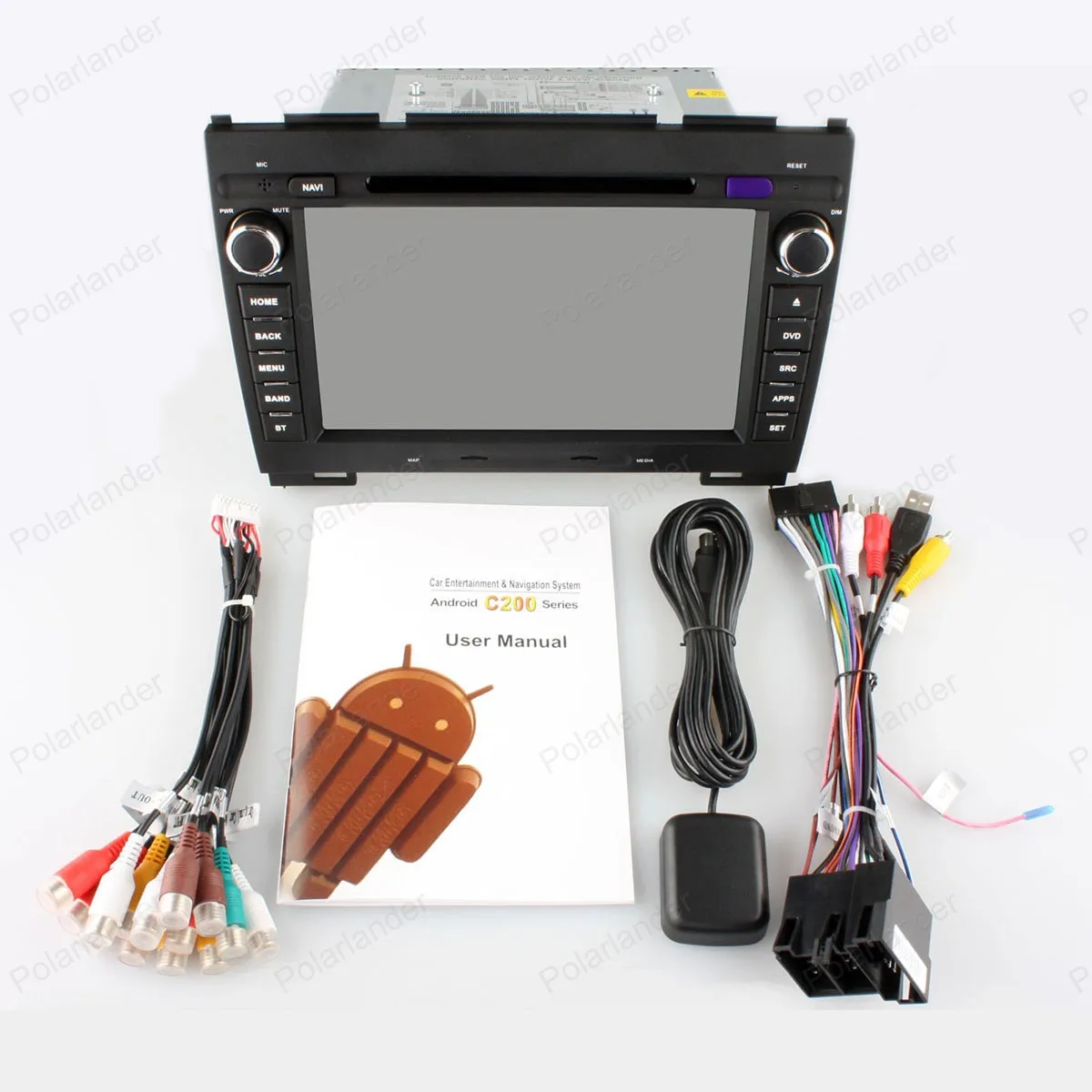 7in 1024*600 Android 4 ядра автомобильный dvd плеер с двумя цифровыми входами для Защитные