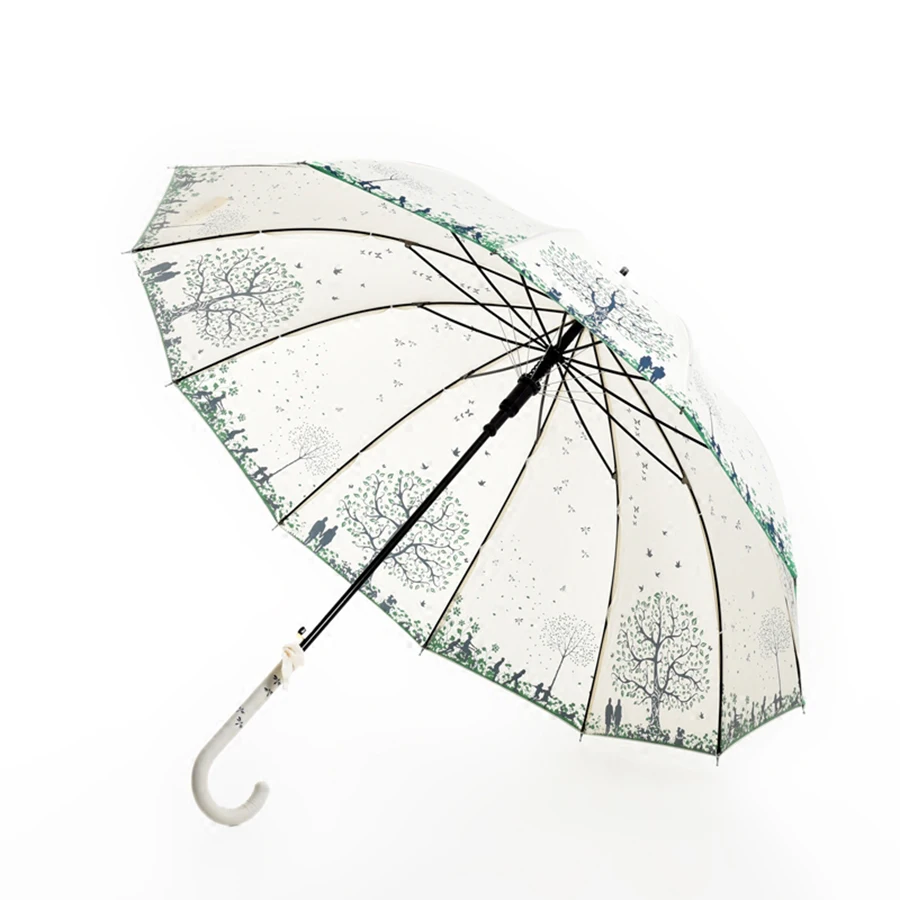 Large Art Anti UV Sunny Umbrella Rain Women Automatic Flowers Sun Men Windproof Luxury Kids Girls Top Umbrellas UBY063 | Дом и сад