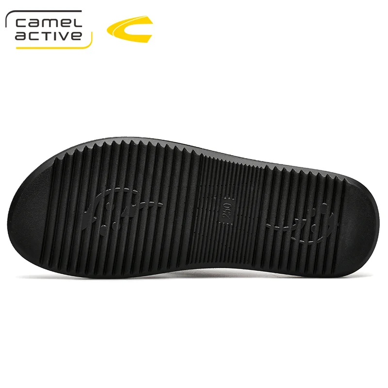 Мужские Пляжные шлепанцы Camel Active светло коричневые мягкие массажные модная