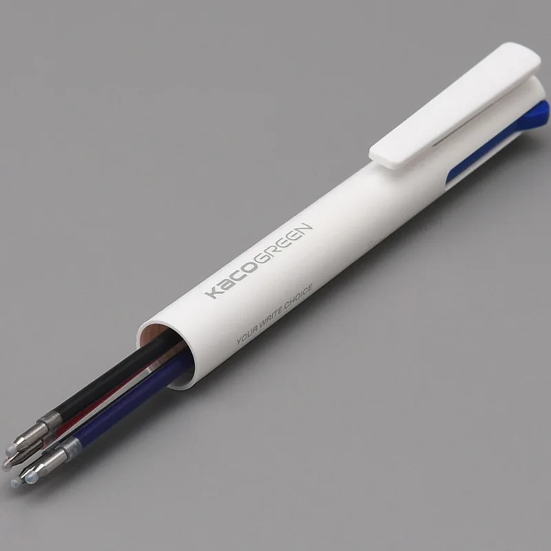 Новинка Xiaomi Mijia KACO 4в1 многофункциональные ручки 0,5 мм черный/синий/красный/зеленый стержень сменный гелевый карандаш чернила для офиса и школы
