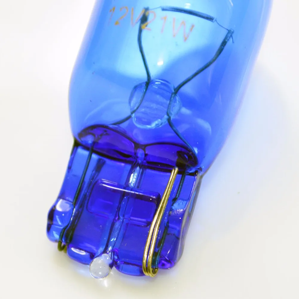 Flytop (2 шт./лот) 582 7440 T20 W21W ксенон натуральное голубое стекло 12V 21 Вт W3x16d Одиночная
