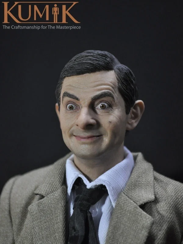 Kumik 1:6 рисунок YOOX мужской звезда Мистер Бин Роуэн Аткинсон Глава Sculpt | Игрушки и