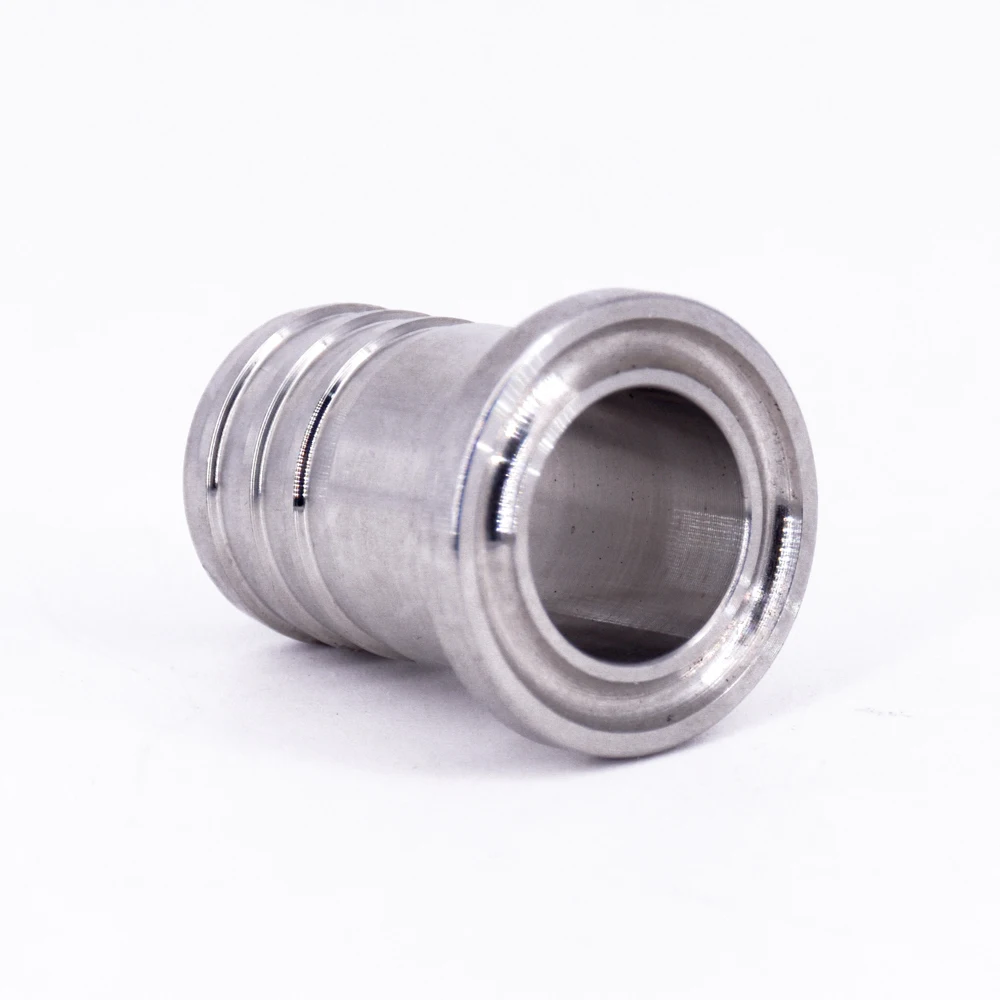 

19mm 3/4" Hose Barb x 0.5" Tri Clamp SUS 316L Stainless Steel Sanitary Tri-Clamp Hosetail Coupler Fitting Home Brew