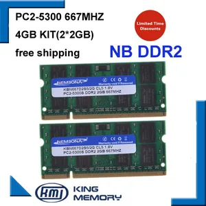 Ноутбук KEMBONA ddr2, 4 Гб памяти, 667 МГц, 1,8 в, pc2-5300 дюйма, sodimm