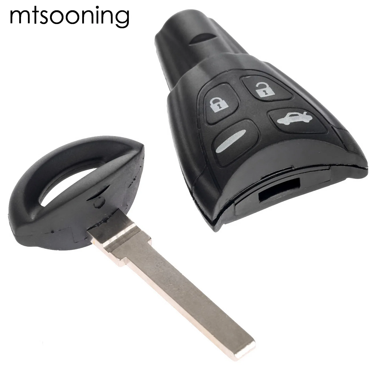 Mtsooning дистанционный Брелок чехол 4 кнопки Замена для 2008 2009 2010 2011 Saab 9-3 Sport Sedan Sport Combi Wagon