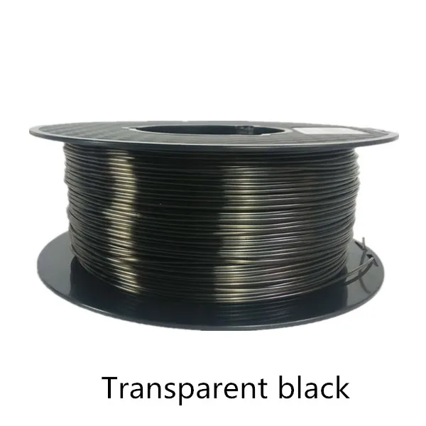 3d принтер нить PETG 1,75 мм Материал Цвет прозрачный синий 1 кг материал - Цвет: Transparent black1kg