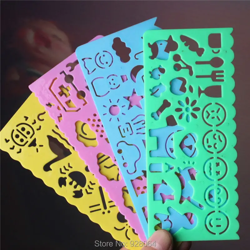 4 шт. пластиковые игрушки для рисования инструменты | Игрушки и хобби