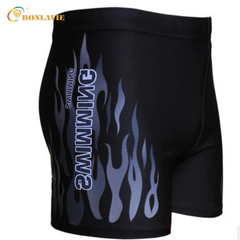 Новые мужские купальники энергия огонь сжигание трусы Zwembroek Heren купальный костюм