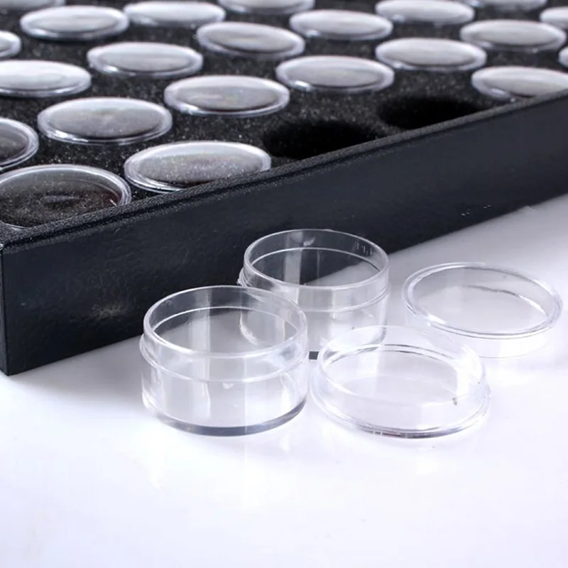 50 горшков/Набор для дизайна ногтей коробка демонстрации ювелирных изделий