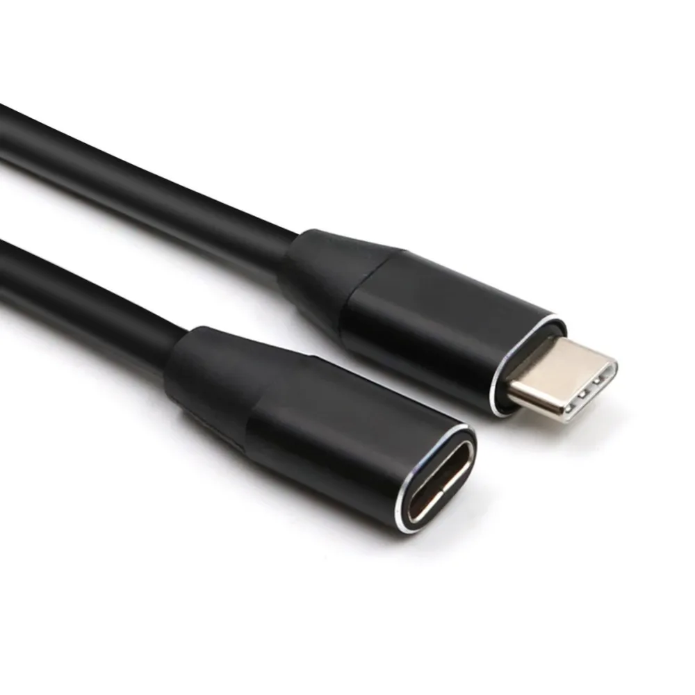 Тип C USB 3 1 папа-USB-C Женский удлинитель для передачи данных 10 Гбит/с 1080P Высокое
