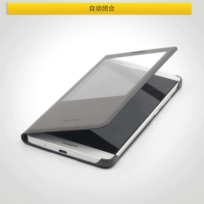 Чехол для huawei MATE 7, официальный смарт-чехол с окошком для просмотра, кожаный чехол для телефона Funda huawei Ascend MATE7, защитный чехол