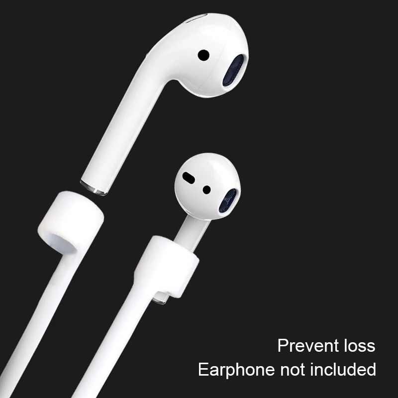Силиконовый Шнур для наушников с защитой от потери Apple iphone X 8 7 AirPods беспроводные