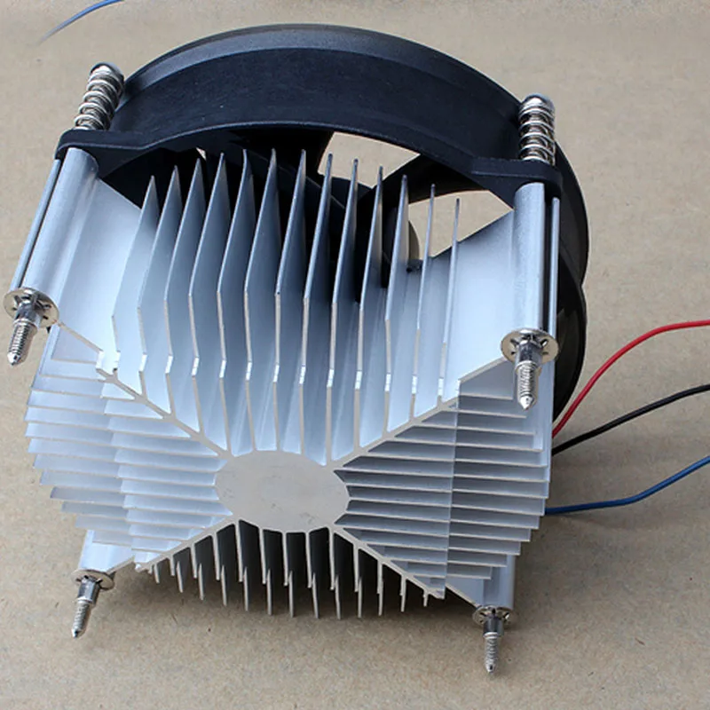 3 Pin DC 12V охлаждающий кулер для процессора ПК ультра тихий вентилятор Intel LGA775