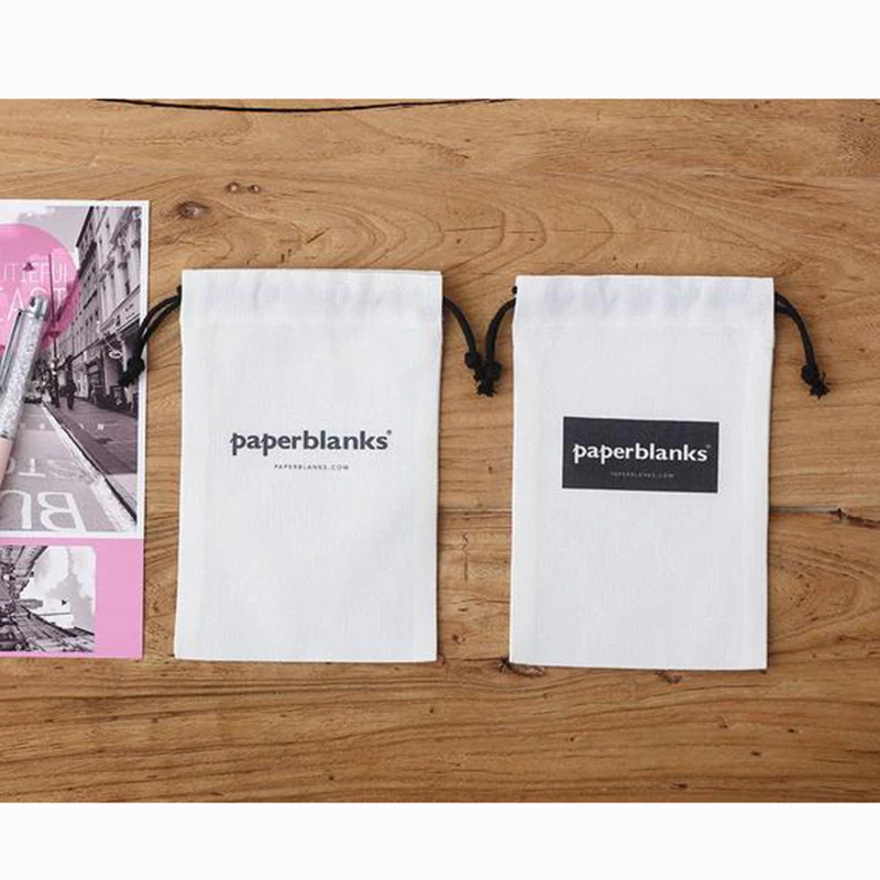 100 шт. индивидуальная белая хлопчатобумажная парусиновая упаковка для ювелирных