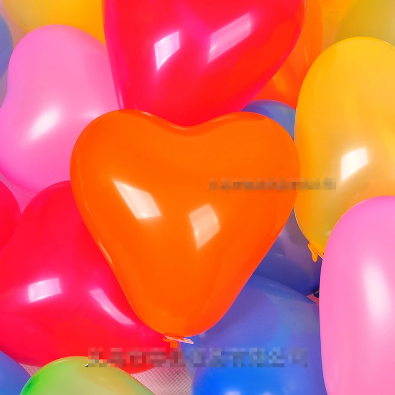 100 шт./лот матовый шар 10 дюймов № 6 1 5 г баллоны латексный формы сердца Красочные