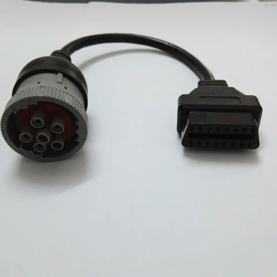 OBD2 J1708 Deutsch 6 Pin к OBD 16Pin J1962F диагностический конвертер Удлинительный кабель