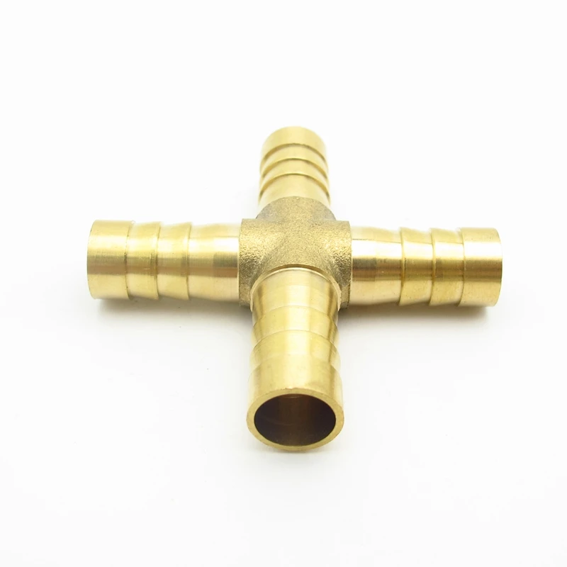Латунный штуцер с зазубринами для шланга 14 мм|Фитинги труб| |