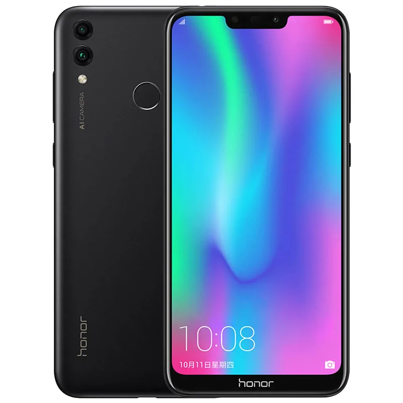 Оригинал Honor 8C 4 Гб 32 ГБ 6 26 дюйма Восьмиядерный процессор Snapdragon 632 фронтальная