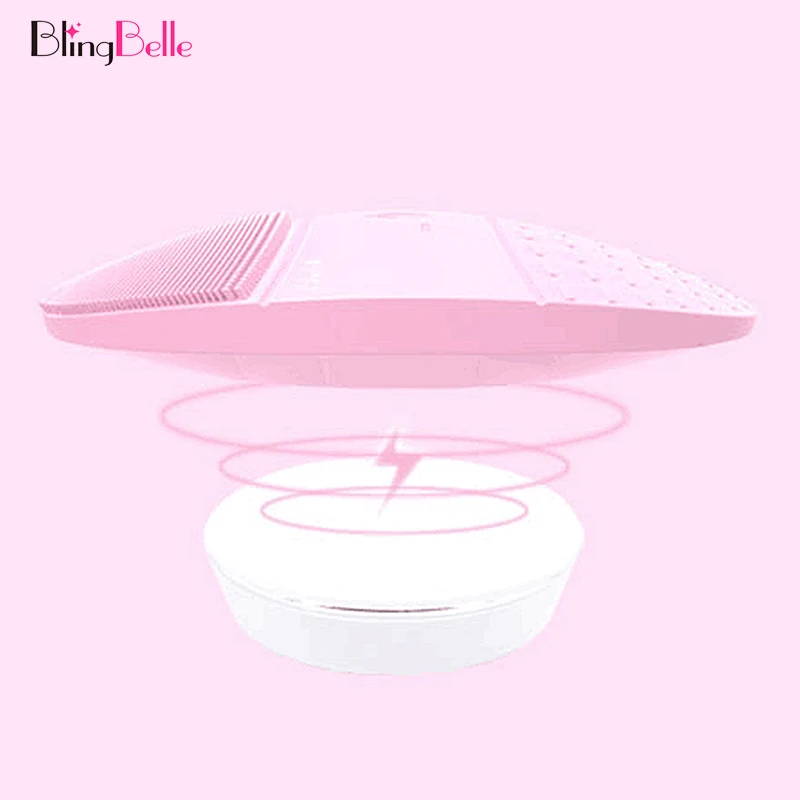 BlingBelle силиконовая электрическая щетка для лица грязная кисточка для чистки пор силиконовая кисть для лица косметологическая для ухода за кожей лица Инструменты