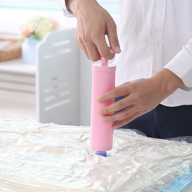 Boxi Новая Домашняя вакуумная сумка для хранения одежды прозрачные пластиковые