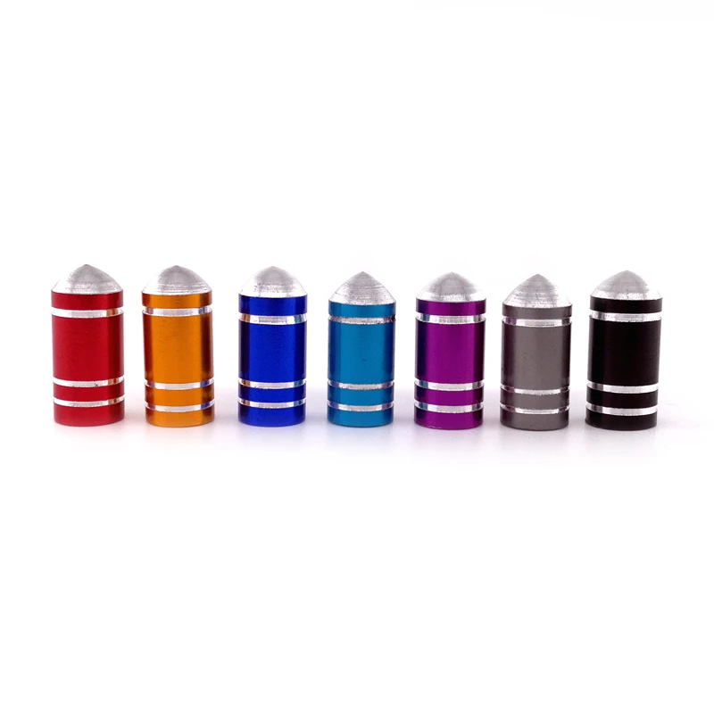 

40pcs Aluminum Bullet Tire Valve Caps for Car Bike Motorcycle Alloy Valve Stem Caps for US Valves Car-styling Parts Accessories