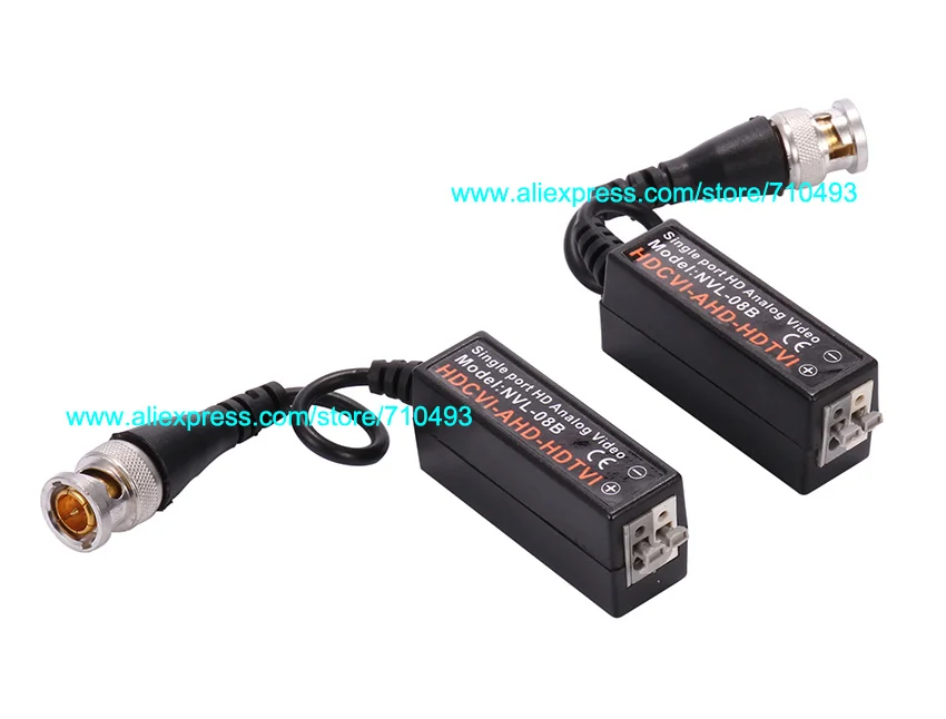 Балуны для видео 10 пар/лот AHD/HDCVI/HDTVI витые BNC видеонаблюдения Balun UTP Cat5 20 шт. |