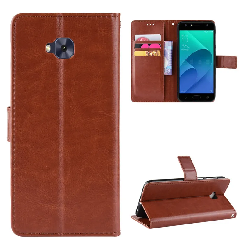 Asus ZenFone 4 Live ZB553KL чехол Бумажник кожаный чехол для телефона для Asus ZB553KL ZB ZB553 553 553KL KL X00LD случае флип-чехол 5,5