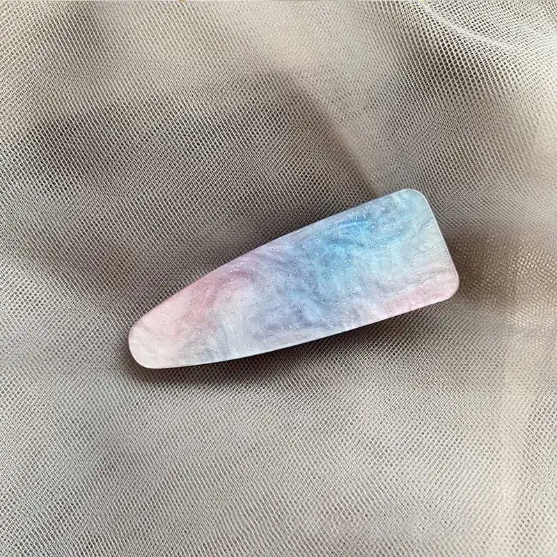 water drop Новинка, женские, девичьи, милые, ацетатные, Звездные, цветные, геометрические, заколки для волос, заколки для волос, заколки, ободки, аксессуары для волос - Цвет: water drop