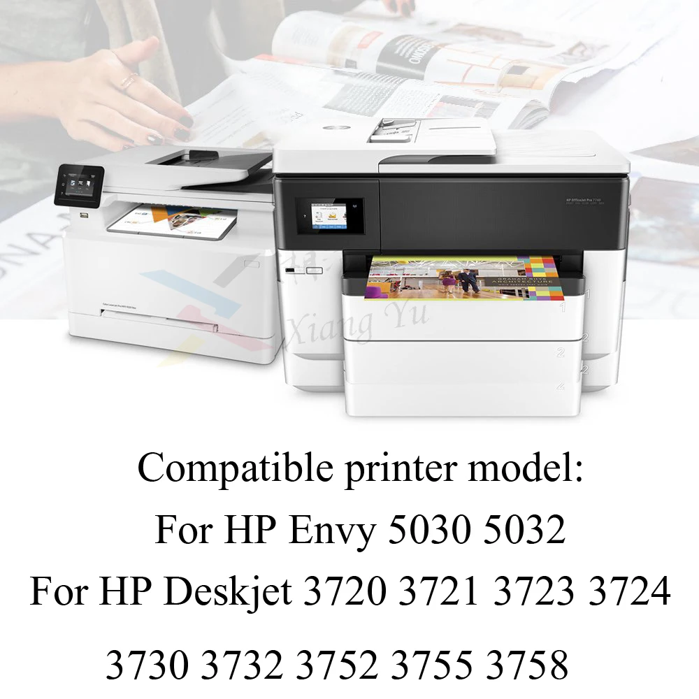 Восстановленные 304 XL сменный картридж для принтера 304XL N9K08 N9K07 совместимый HP с
