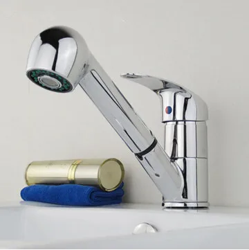 Кухонный кран вытяжной Однорычажный для раковины смеситель torneira cozinha|torneira