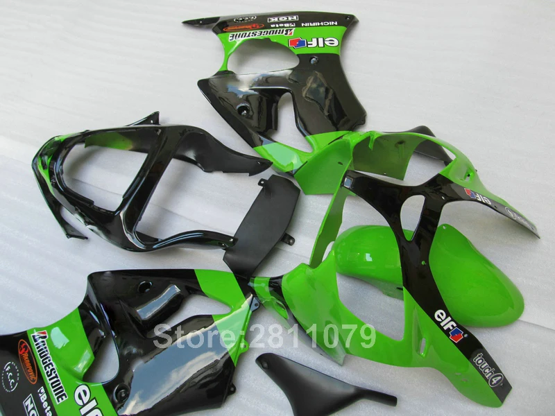Литье под давлением бесплатно 7 подарков обтекатель комплект для kawasaki Ninja ZX6R 00 01 02