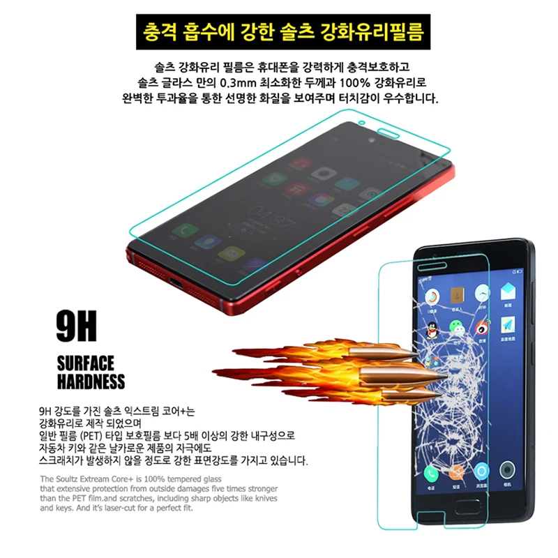 GonoRack 2.5D Премиум Передняя крышка из закаленного стекла для Lenovo ZUK Z1 Z2 Pro Защитная