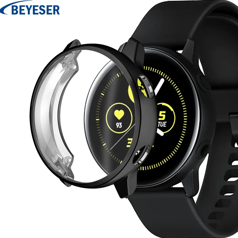 

TPU Slim Smart Watch Protective Case Cover for Samsung galaxy watch active Case Frame Anti-Scratch Shell Smartwatch Accessories