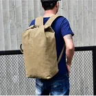 Многофункциональная холщовая Дорожная сумка-мешок, вместительный рюкзак 30 л для активного отдыха, кемпинга, охоты, спорта, чемодан