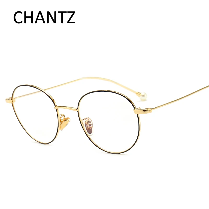 Модные круглые очки в оправе женские Lunette Femme винтажные металлические оправы