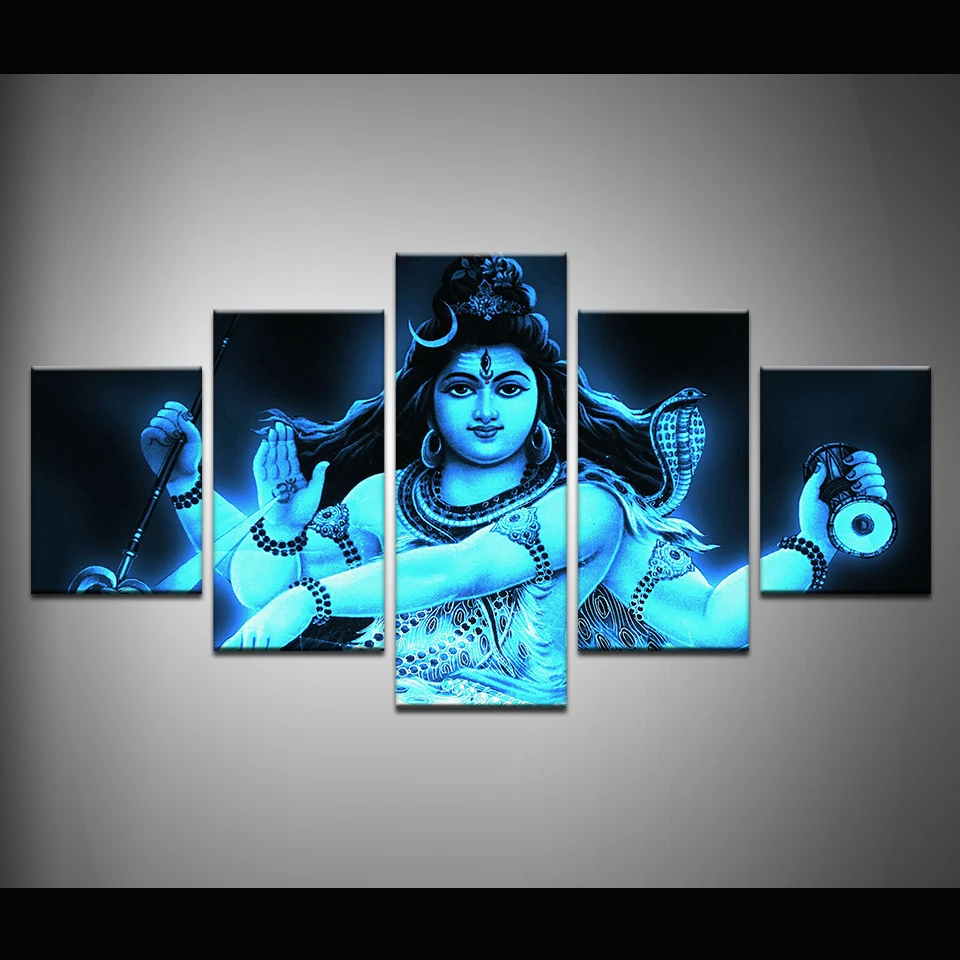 Холст печатные изображения HD домашний декор Гостиная рамка 5 шт. Индия Тибетский