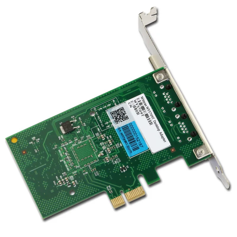 PCI E X1 2 портовый 10/100/1000 Мбит/с двухпортовый гигабитный LAN сетевой адаптер NIC для