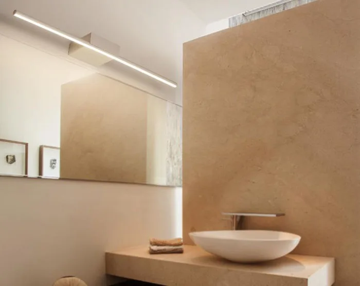 Простые современные светодиодные зеркальные настенные лампы для ванной комнаты