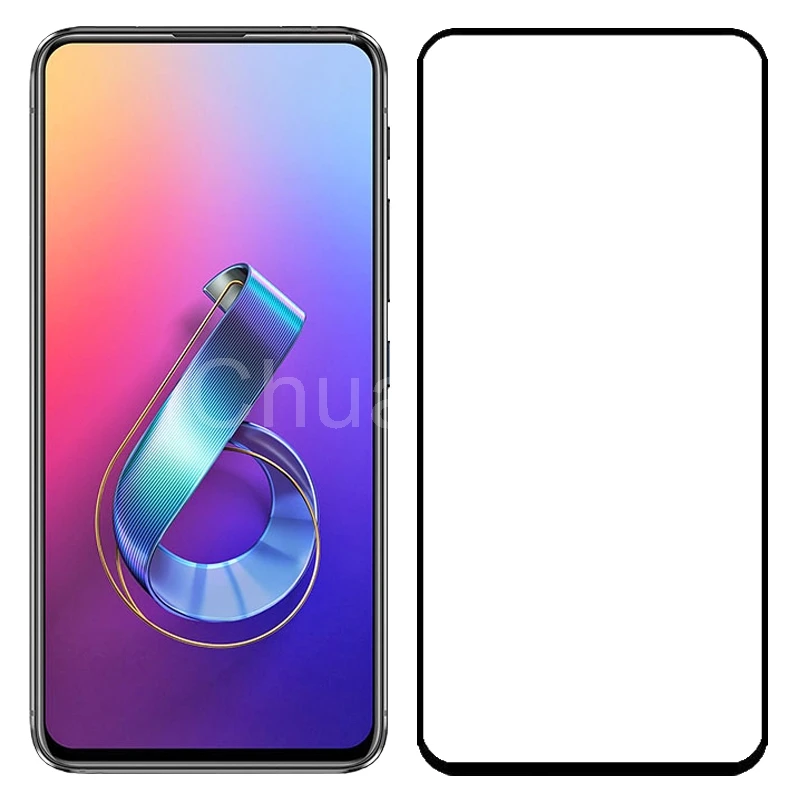 2.5D 9H Премиум Закаленное стекло для Asus Zenfone 6 6Z ZS630KL полное покрытие Защитная пленка