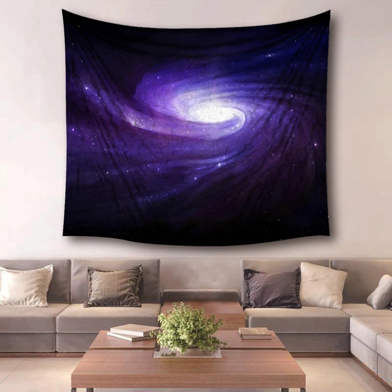 Boho Galaxy гобелен 3D печатных космического пространства пейзаж темно ковер