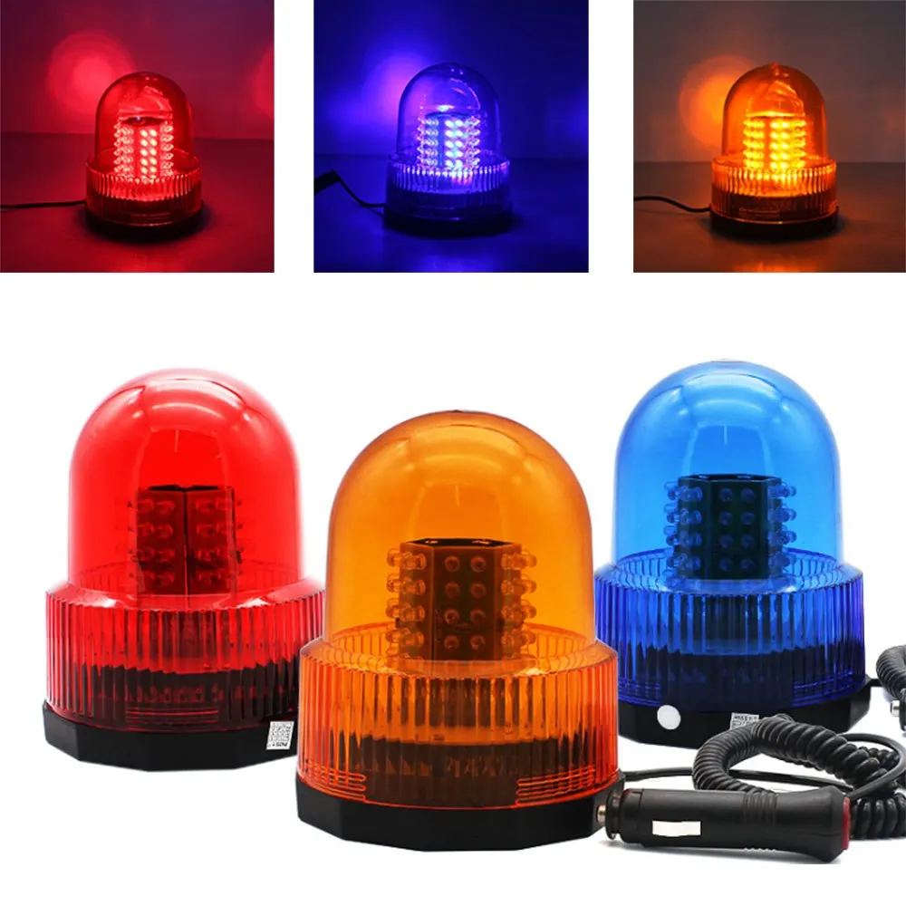 

Автомобильный стробоскоп, аварийный вращающийся Автомобильный индикатор Движения, автомобильный фонарь, светодиодная лампа, оранжевый, синий, красный свет, автомобильный предупредительный фонарь