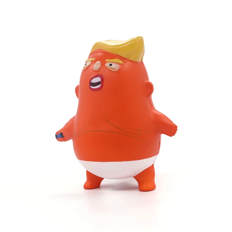 Мягкий медленно поднимающийся мультфильм Трамп игрушка давилка Америки