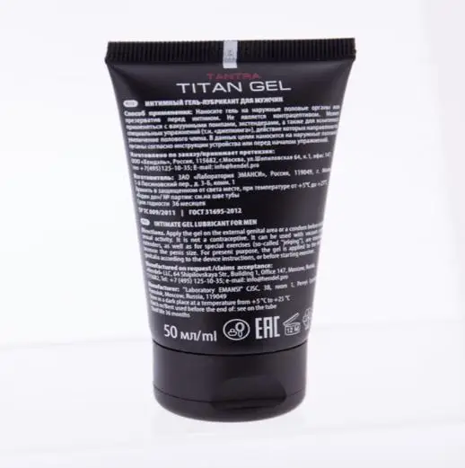 TITAN Гель мужской крем для увеличения пениса Ретардер секс время задержки эрекция