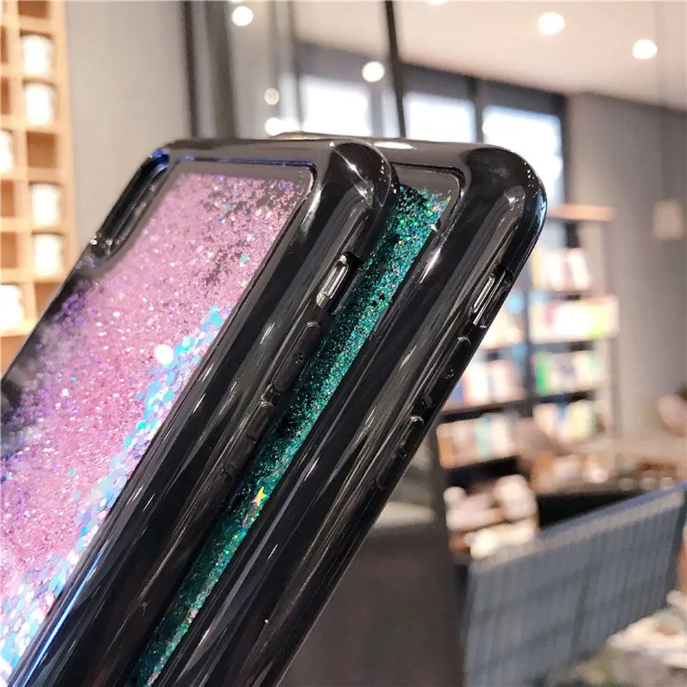 Чехол для телефона KISSCASE Dynamic Quicksand iPhone 8 7 6S 6 Plus мягкие жидкие чехлы XS Max XR X 5 5S SE