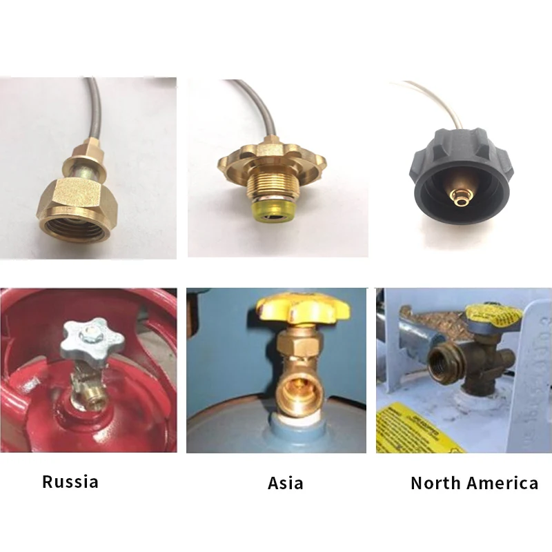 Outdoor Camping Stove Adapter for Household LPG Cylinder Gas Tank Conversion image 2