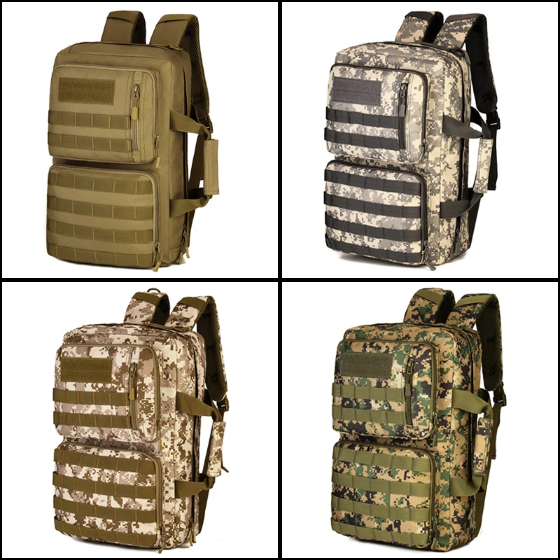 Мужской нейлоновый рюкзак в стиле милитари дорожный ранец на плечо для ноутбука