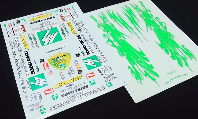 Радиоуправляемый автомобиль 1/10 D1 Drift Suenaga Masao RX7 FD3S M7 GReddy Amemiya Набор стикеров для