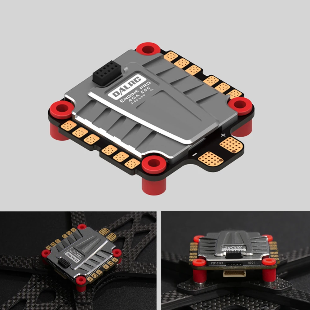 DALRC 4в1 ENGING PRO 40A ESC 3-5S Blheli_32 4 в 1 ESC Бесщеточный DSHOT1200 готов w/5 V BEC для радиоуправляемого гоночного дрона квадрокоптера рама