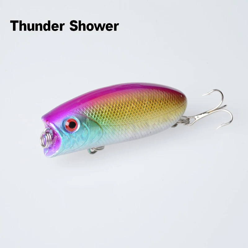 ThunderShower 6 см 10 г Поппер рыболовные приманки плавающая приманка для ловли басов