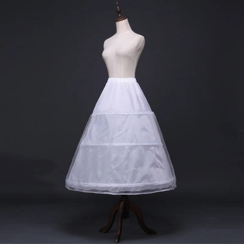 In Stock 3 Hoops Petticoats for wedding dress Wedding Accessories Free Shipping Crinoline Cheap Underskirt For Ball Gown |